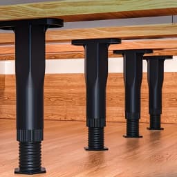 4PCS Adjustable Bed Frame Support Legs, Heavy Duty Furniture Replacement Legs for Bed, Sofa, Desk, Dresser