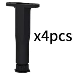 4PCS Adjustable Bed Frame Support Legs, Heavy Duty Furniture Replacement Legs for Bed, Sofa, Desk, Dresser