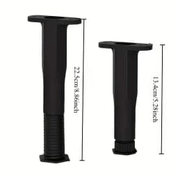 4PCS Adjustable Bed Frame Support Legs, Heavy Duty Furniture Replacement Legs for Bed, Sofa, Desk, Dresser