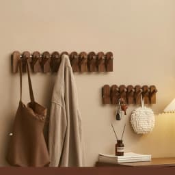 Solid Wood Coat Racks Creative Piano Key Hanging Clothes Rack Home Wall Multi -hook Coat Hook Hall Hanger Storage Furniture