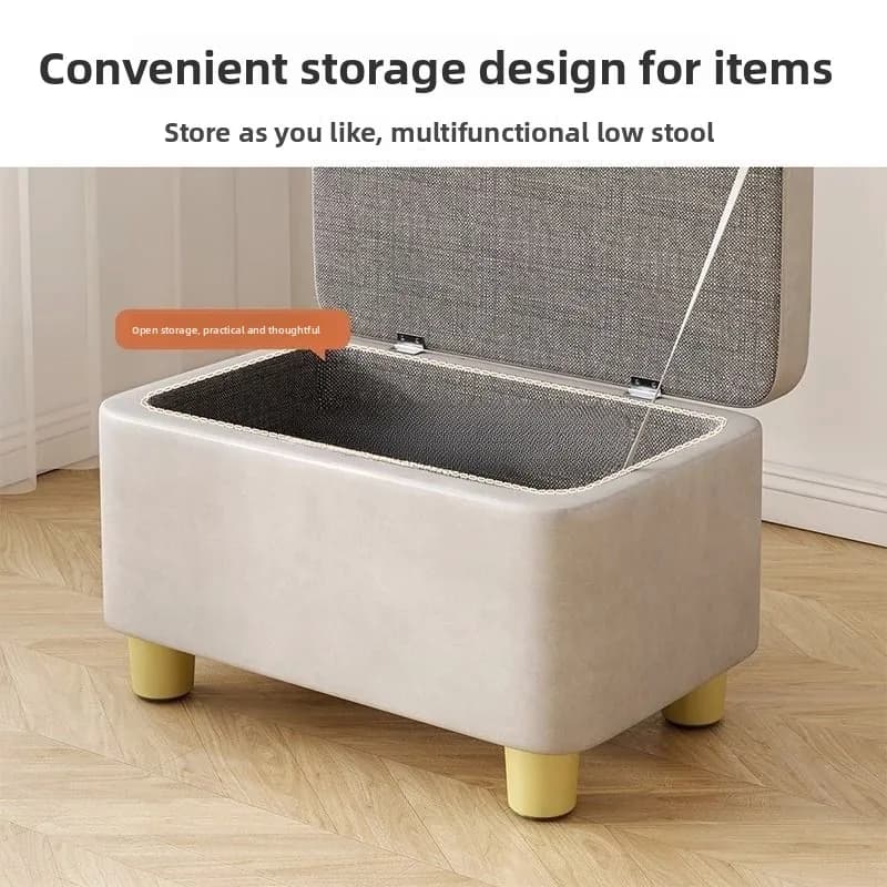 Household Storage, Durable Shoe Change Stool, Rectangular Stool, Shoe Stool Can Be Sat At The Door