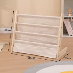 Household Solid Wood Floor To Ceiling Bookshelf Removable Multi-Layer Storage Bookshelf Children'S Picture Book Storage Rack