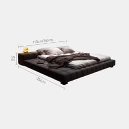 King Size Minimalist Bed for 2 People 180x200cm Modern Wooden Luxury Design Bedroom Beds Comfortable Camas de Dormitorio Furnitu