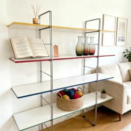 Solid Stainless Steel Bookshelf, Multi-Layer Storage Rack, Industrial & Modern Design for Home/Office