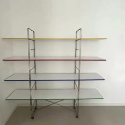Solid Stainless Steel Bookshelf, Multi-Layer Storage Rack, Industrial & Modern Design for Home/Office