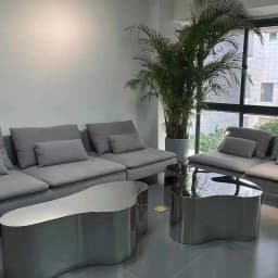 Metal Luxury Coffee Table Decoration Living Room Designer Side Table Moving Standing Nordic Couchtisch Lounge Suite Furniture
