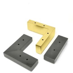 4Pcs L Style Hardware Sofa Feet Cold Rolled Steel Heavy Load Bearing Furniture Legs DIY Cabinets Sofas TV Furniture Hardware