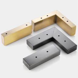 4Pcs L Style Hardware Sofa Feet Cold Rolled Steel Heavy Load Bearing Furniture Legs DIY Cabinets Sofas TV Furniture Hardware