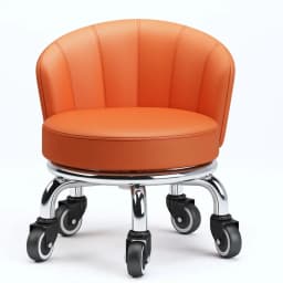 Rolling Stool with Backrest Universal Wheel Low Round Stool for Home Cleaning Beauty Seam Kids Walking