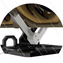 A45 open chassis, graphics card support bracket