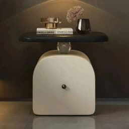 Suspension High-end Home, Table, Light Luxury, Solid Sense, Design, Bedroom, Wood, Bedside Storage Bedside