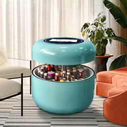 High End Hotel Bluetooth Speaker Integrated Beer Cooler Drinks Fridge Multifunction Big Touch Screen Smart Coffee Table