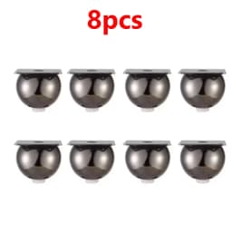 4/8Pcs Metal Furniture Legs - Polished Heavy-Duty Round Table Legs 10cm, Suitable for Sofas, TV Stands, Coffee Bedside Table