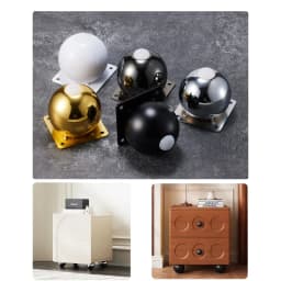 4/8Pcs Metal Furniture Legs - Polished Heavy-Duty Round Table Legs 10cm, Suitable for Sofas, TV Stands, Coffee Bedside Table