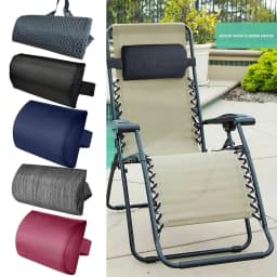 For Reading And Napping Spontaneous Relaxation Adjustable Lounge Chair Pillow As Shown Comfortable Lounging Experience
