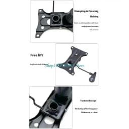 R53F Office Chair Tilt Base Base Control Lift Mechanism for Swivel Chair