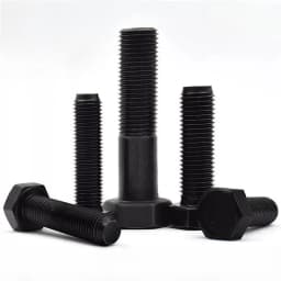Grade 10.9 Steel Fine Thread M8 M10 M12 Black Full/Half Thread External Hexagon Outside Hex Head Cap Screws Bolts