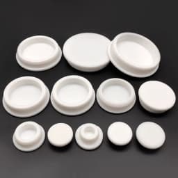 White Silicone Rubber Seal Hole Plugs Hollow Blanking End Cap Bore 6.8-201.5mm T Type Stopper Dustproof Plug Pipe Inserts