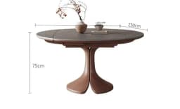 Design Nordic Wood Dining Tables Wood Marble High Oak Home Round Dining Tables Kitchen Extendable Furniture