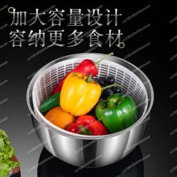 Fruit and vegetable washing and drying machine - stainless steel electric vegetable dehydrator