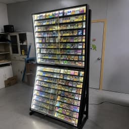 Trading Card Display Case With Led Light Factory Custom TGC Store Graded Sports & Baseball Card Display Showcase