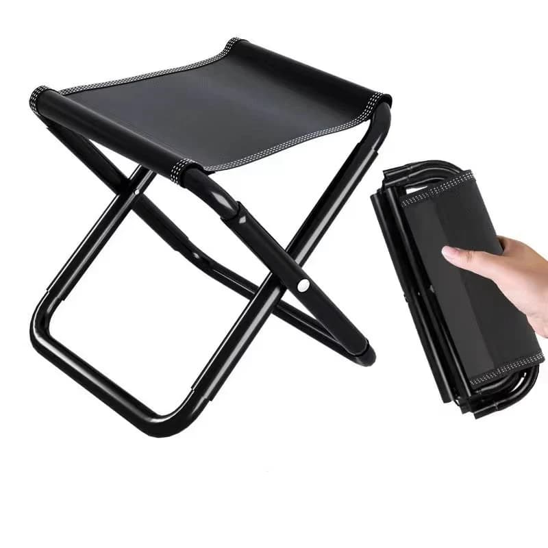 Portable Camping Stool Heavy Duty Outdoor Folding Chair Lightweight Camping Stool for Adults for Fishing Hiking Beach Generic