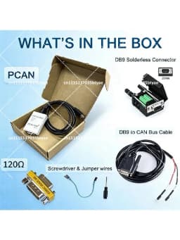 PCAN-USB CAN Bus Analyzer Tool – Compatible with Peak Models IPEH-002022 & IPEH-002021