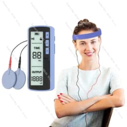 Portable tDCS Brain Stimulator Electric Head Massager, Headache Pain Relief Therapy Machine