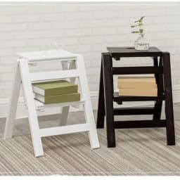 Rustic Vintage Creative Solid Wood Thick 2-Step Ladder Stool Chair Mobile Space Saving Lightweight Home Decor Novelty New Indoor
