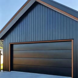 Villa Windproof Rainproof Heavy Duty ELECTRIC ALUMINUM GARAGE DOOR Auto Lift Rustproof Durable High Courtyard Garage Entry Gate