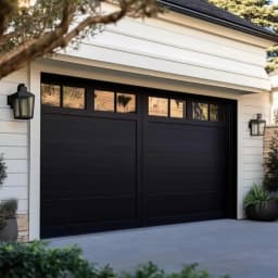 Villa Windproof Rainproof Heavy Duty ELECTRIC ALUMINUM GARAGE DOOR Auto Lift Rustproof Durable High Courtyard Garage Entry Gate