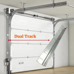 Villa Windproof Rainproof Heavy Duty ELECTRIC ALUMINUM GARAGE DOOR Auto Lift Rustproof Durable High Courtyard Garage Entry Gate