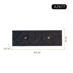K Black new Italian side cabinet, tempered glass large storage high cabinet