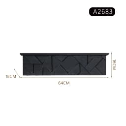 K Black new Italian side cabinet, tempered glass large storage high cabinet