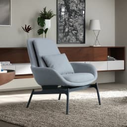 Modern Fabric Leisure Chair Living Room Sofa Chair Hotel Leisure Facilities Armchair
