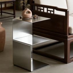 End Tables Mini hotel furniture Stainless steel living room simple and light luxury coffee table creative Nordic small table