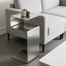 End Tables Mini hotel furniture Stainless steel living room simple and light luxury coffee table creative Nordic small table
