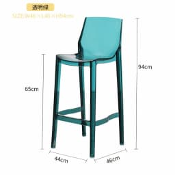 Nordic Bar Chairs Bar Furniture Transparent Barstools Kitchen Furniture Dining Stools Creative Home Furniture Acrylic High Stool