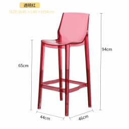 Nordic Bar Chairs Bar Furniture Transparent Barstools Kitchen Furniture Dining Stools Creative Home Furniture Acrylic High Stool