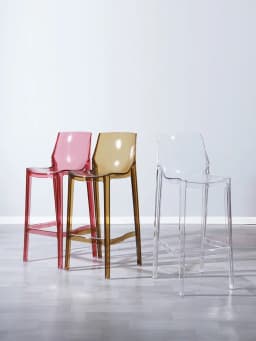 Nordic Bar Chairs Bar Furniture Transparent Barstools Kitchen Furniture Dining Stools Creative Home Furniture Acrylic High Stool