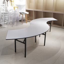 !@ Wood Rectangular & Round Folding Event Tables for Outdoor Wedding Party Dining Restaurant Event Banquet Table Use