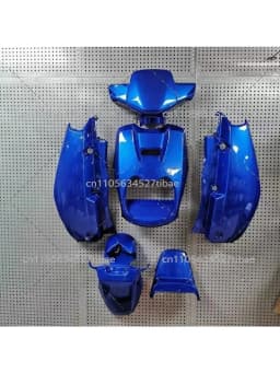 2026 4VP BWS100 100cc Motorcycle Body Parts Duck Paint Full Car Shell Outer Panel Kit for Custom Chopper Bike