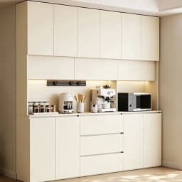 Customized Honeycomb Aluminum All-Aluminum Alloy Sideboard, Wall-Mounted Integrated Storage Cabinet, Tea Cabinet, Wine Cabinet