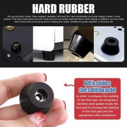 Case Feet Rubber Rubber Feet Round Fine Grips Bumper Pad Anti-Slip Furniture Feet Pad Furniture Protection