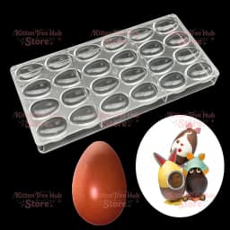 3D Polycarbonate Chocolate Mold S Shape Tadpole Water droplets Shape For Belgium BonBon Sweets Candy Cake Tools Tray Moulds