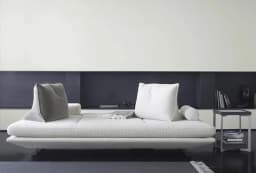 Modern Living Room Sofa Set With Comfort Cushions And Composite Fabric Upholstery For Family Seating And Home Lounge Use