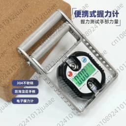Spring Grip Digital Gauge, Flexor Muscle Training, Special Project Strength Data Test with Display