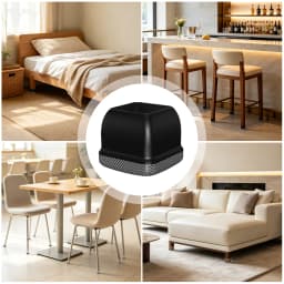 16PCS Square Chair Leg Covers Graphene Floor Protectors Furniture Table Feet Anti-Scratch Non-Slip Pads for Chair And Table Nois