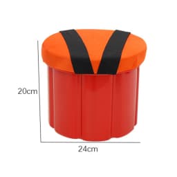Farmer's Outdoor Stool Gardening Stool With Zipper Cover Wearable Outdoor Chair For Planting Farming Camping Fishing Low Stool