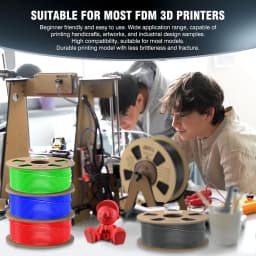 JAYO 10 Rolls PLA PETG 3D Printer Filament 1.75mm 1.1KG/Roll 3D Printer Filament Environmental Material For 3D Pen & Printers